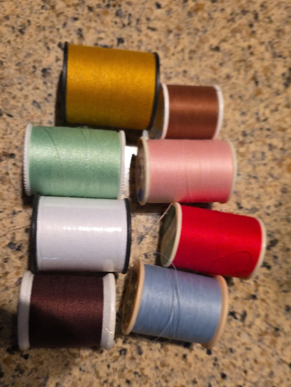 Assorted Color Sewing Thread Spools - Multi